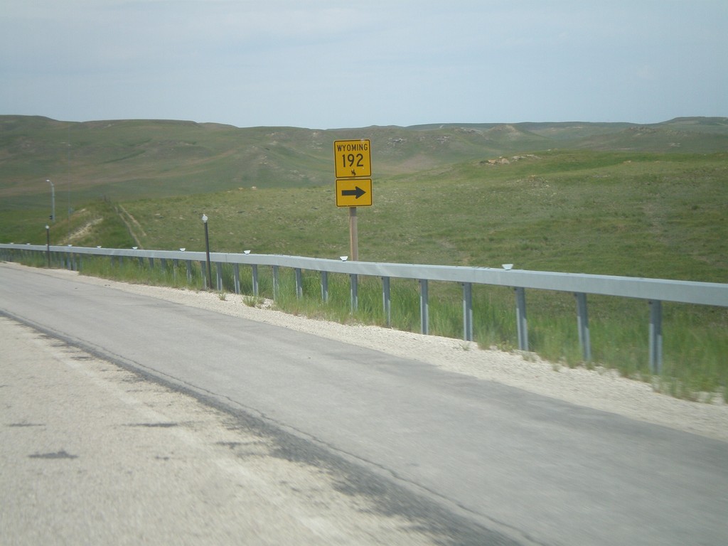 WY-387 South Approaching WY-192