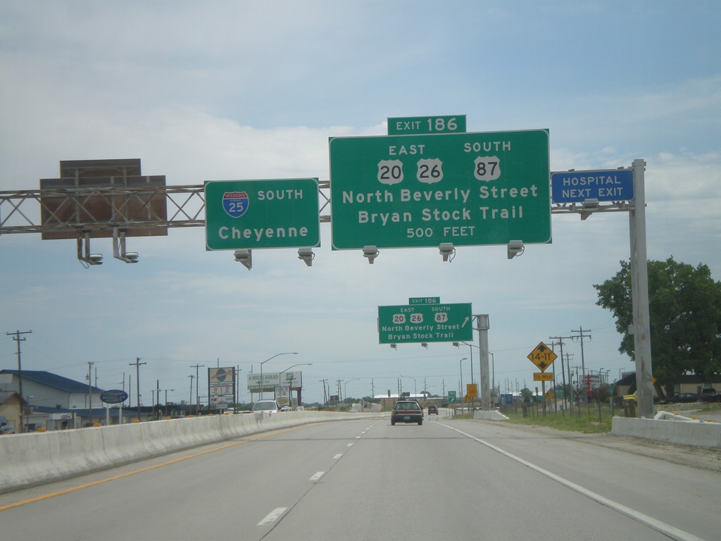 I-25 South Approaching Exit 186