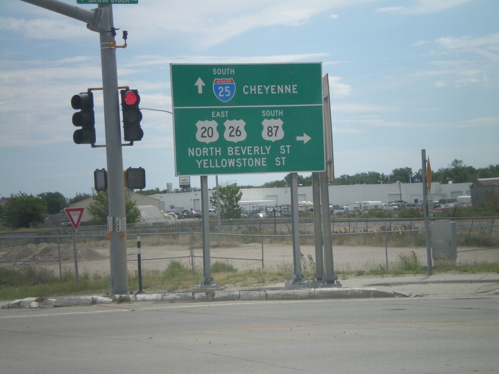 I-25 South at Bryan Stock Trail (Exit 186)