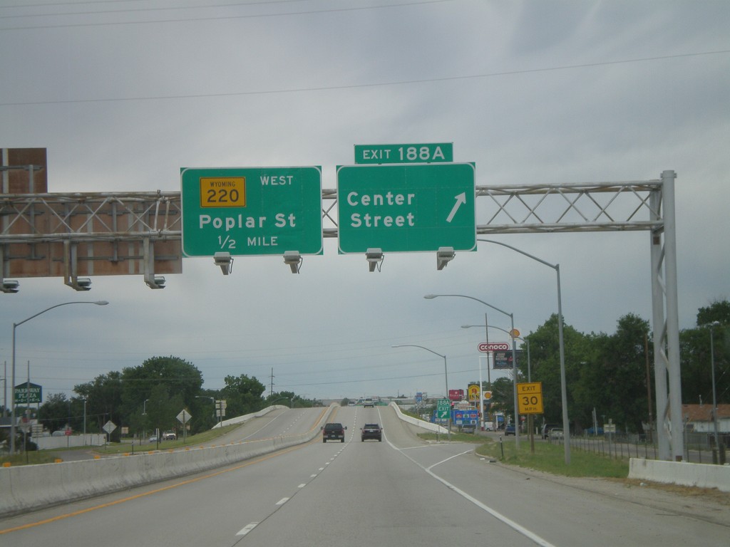 I-25 North - Exits 188A and 188B