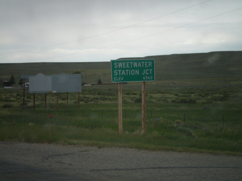 US-287/WY-789 North - Sweetwater Junction