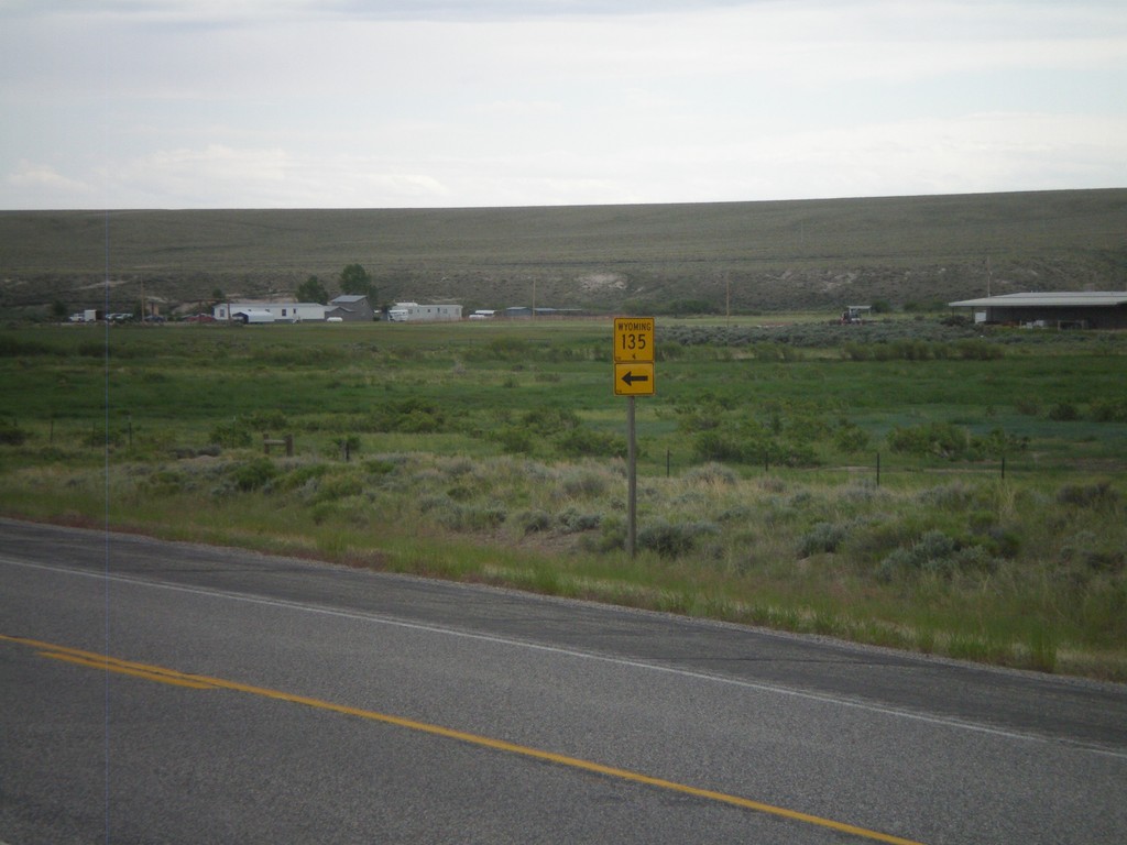 US-287/WY-789 South at WY-135