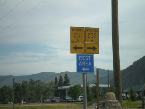 US-30 West at WY-231/WY-232