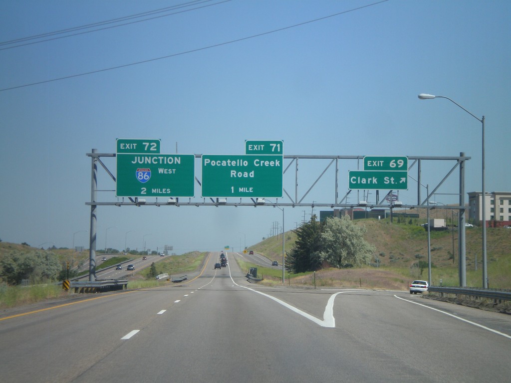 I-15 North - Exits 69, 71, and 72