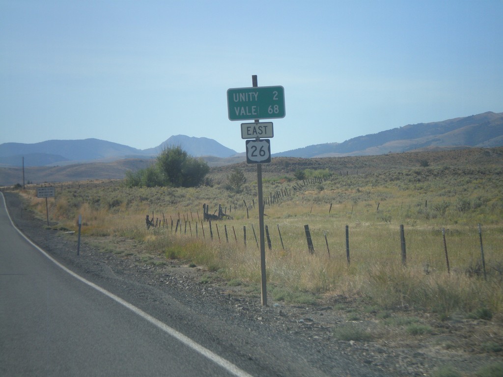 US-26 East - Distance Marker