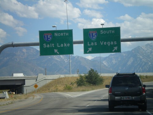 I-215 South at I-15 Split