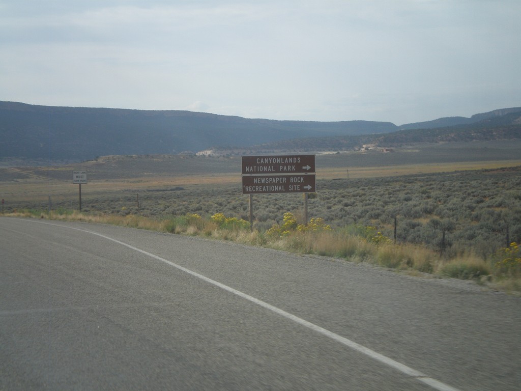 US-191 South Approaching UT-211