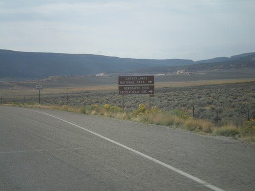 US-191 South Approaching UT-211