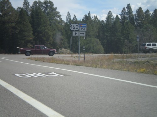 US-160 East at CO-151