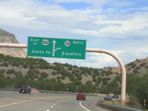 NM-502 East Approaching NM-30