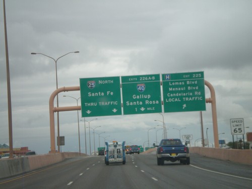 I-25 North - Exits 225 and 226AB