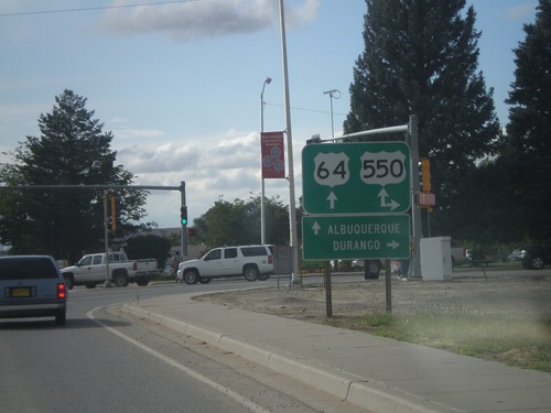 US-64 West at US-550