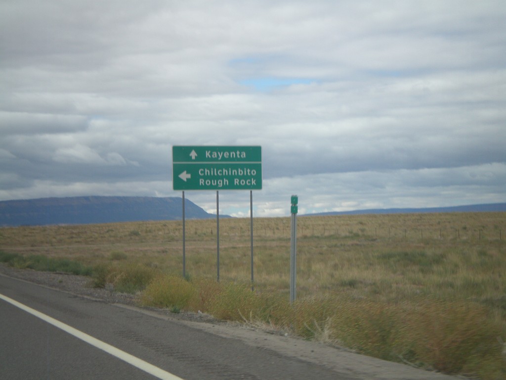 US-160 West at Navajo IR-59