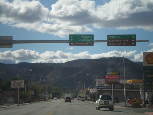 US-89 North Approaching US-89A