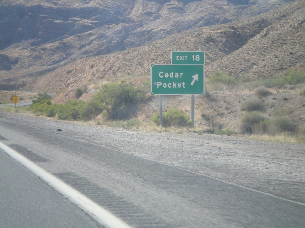 I-15 South - Exit 18