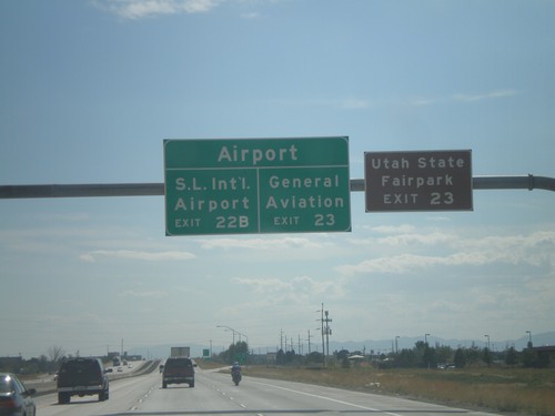 I-215 South - Salt Lake City International Airport Exits