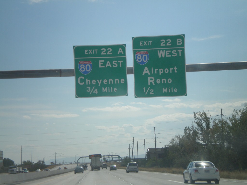 I-215 South - Exits 22B and 22A