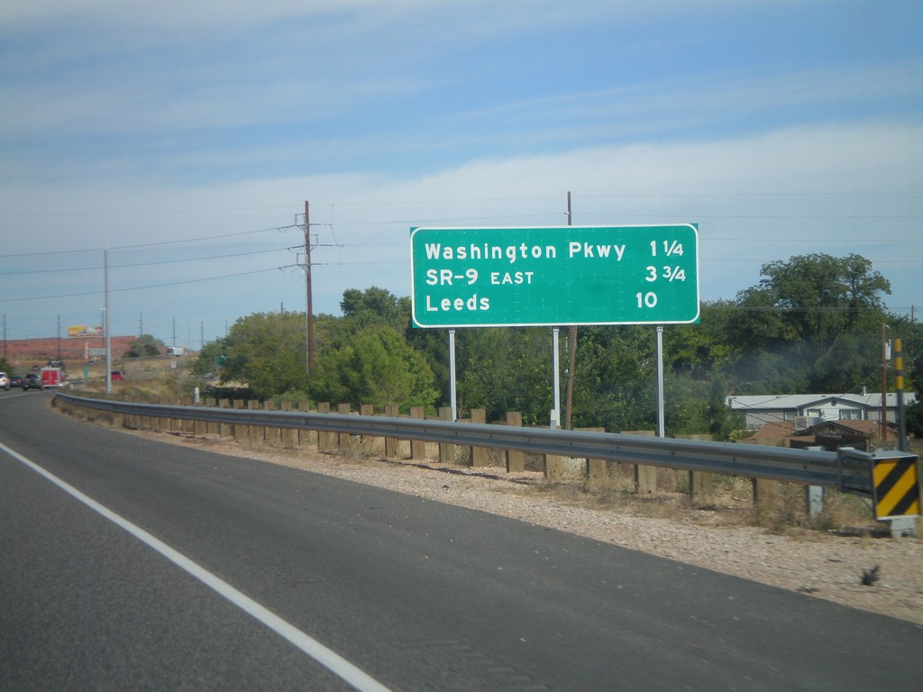 I-15 North - Distance Marker