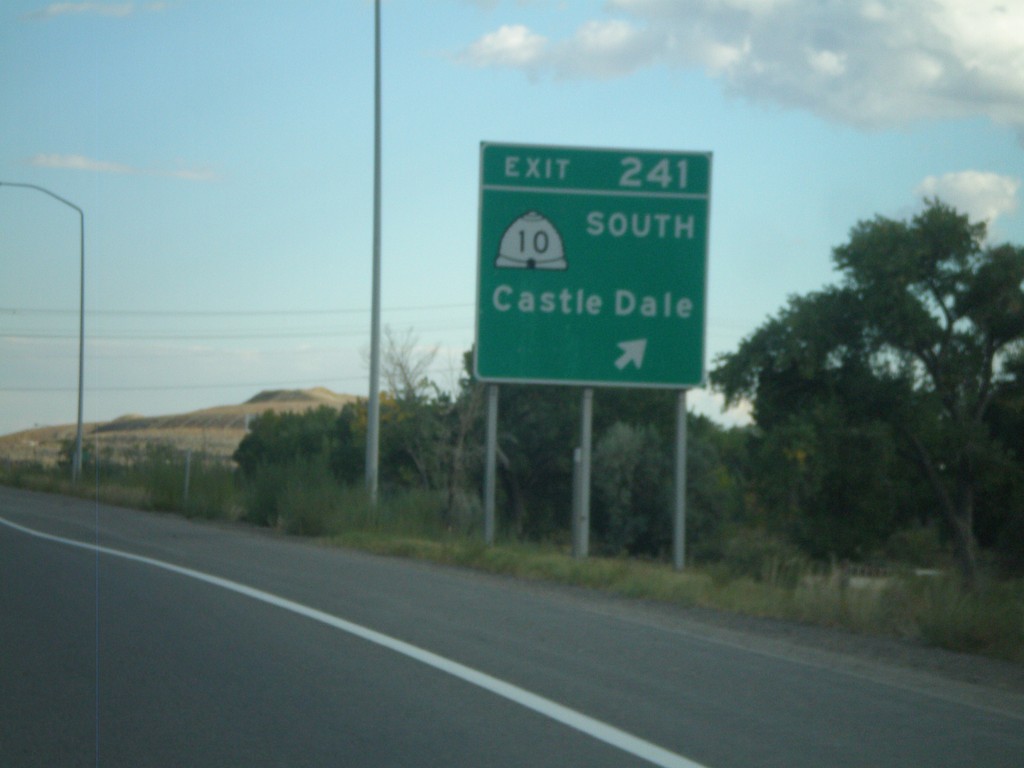 US-6 East/US-191 South - Exit 241