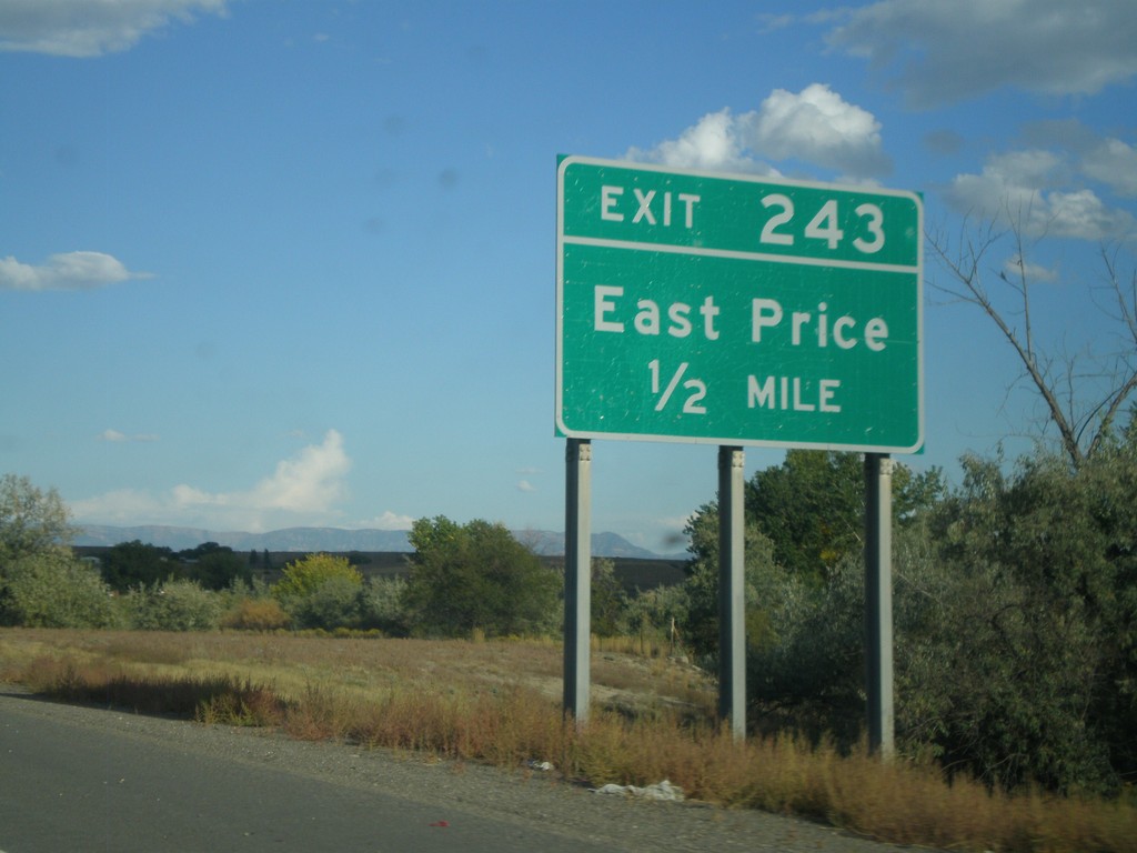 US-6 East/US-191 South - Exit 243