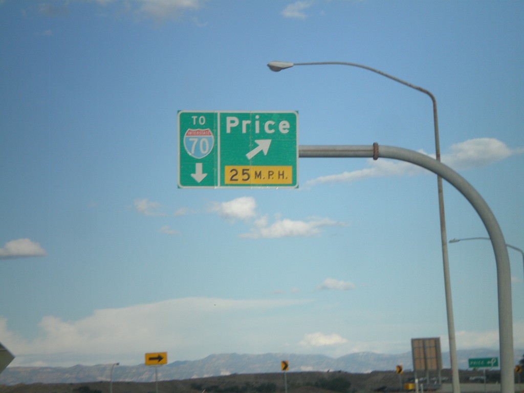 US-6 East/US-191 South at Price Exit