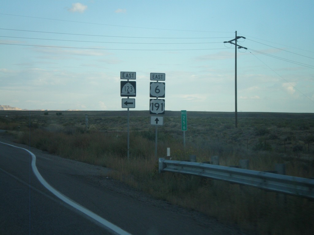 US-6 East/US-191 South at UT-123