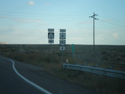 US-6 East/US-191 South at UT-123