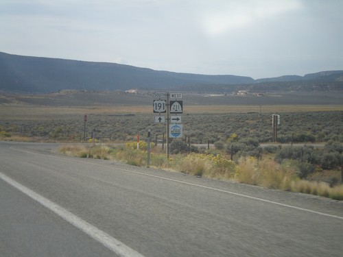 US-191 South at UT-211 West