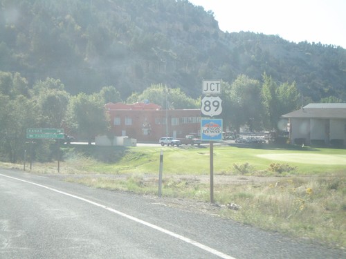 UT-9 East Approaching US-89