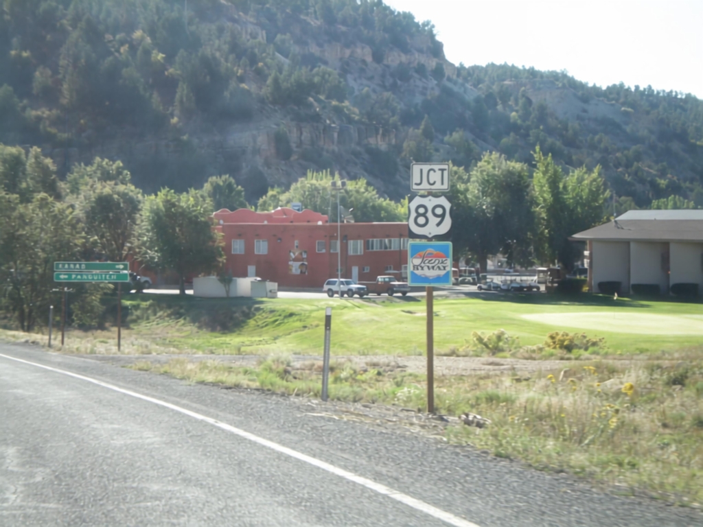 UT-9 East Approaching US-89