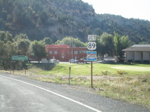 UT-9 East Approaching US-89