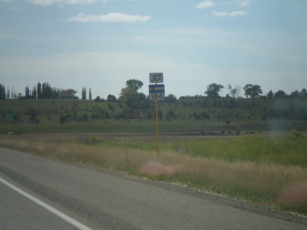 US-491 South Approaching CO-184