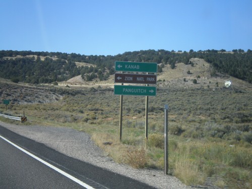 UT-12 West Approaching US-89