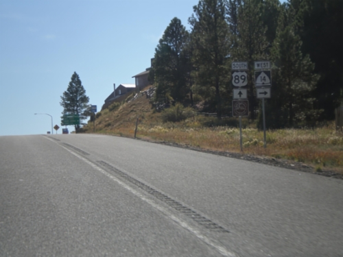 US-89 South Approaching UT-14