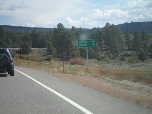 US-160 East Approaching CO-151