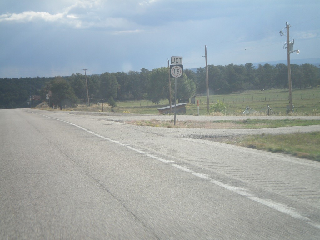 US-84 South Approaching NM-115