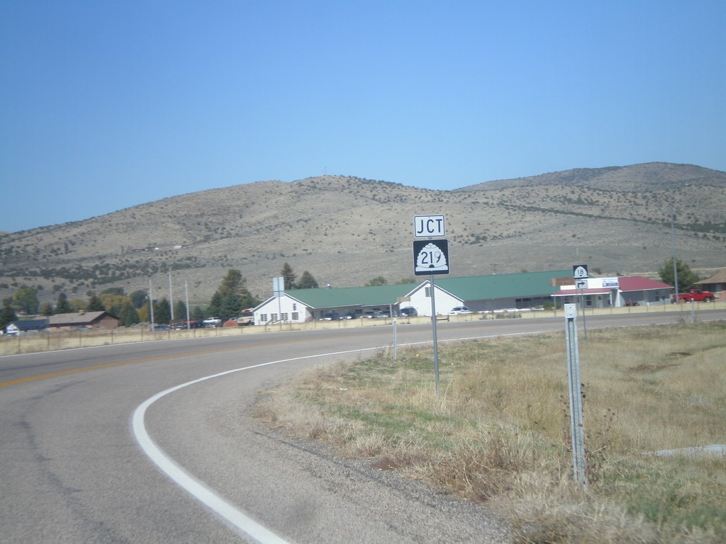 UT-18 North Approaching UT-219