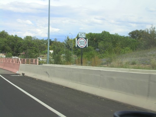 US-84/US-285 North Approaching NM-503