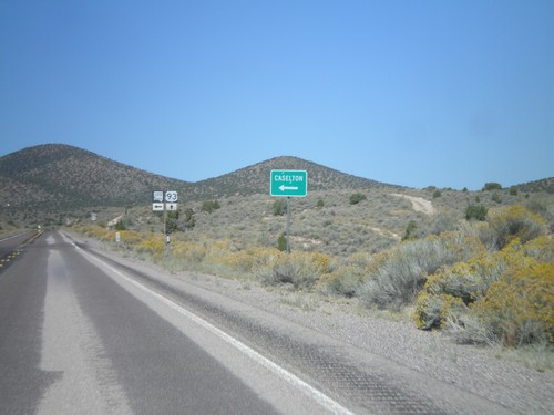 US-93 North approaching NV-320 North