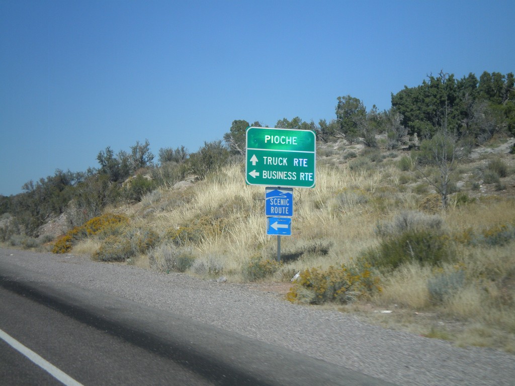 US-93 North at NV-321