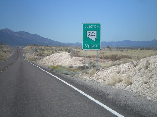 US-93 North Approaching NV-322