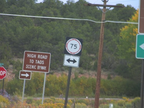 End NM-76 North at NM-75