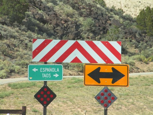 End NM-75 East at NM-68