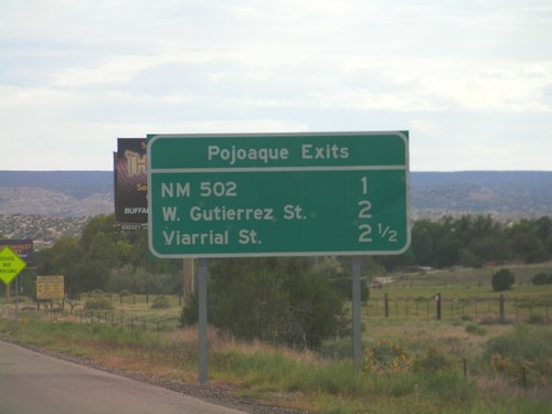 Pojoaque Exits - US-84/US-285 South