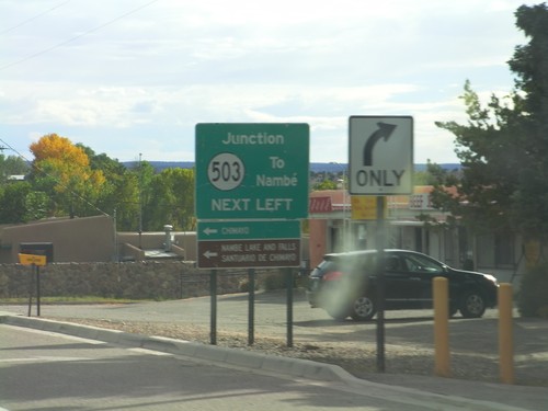 US-84/US-285 South Approaching NM-503