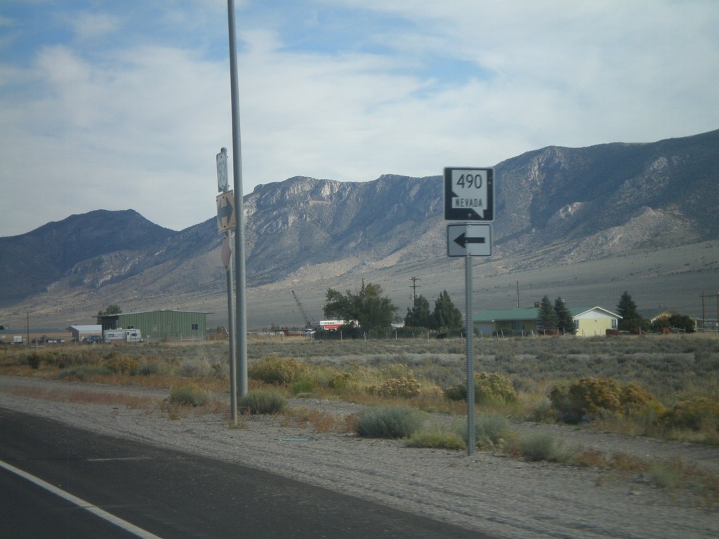 US-93 North at NV-490