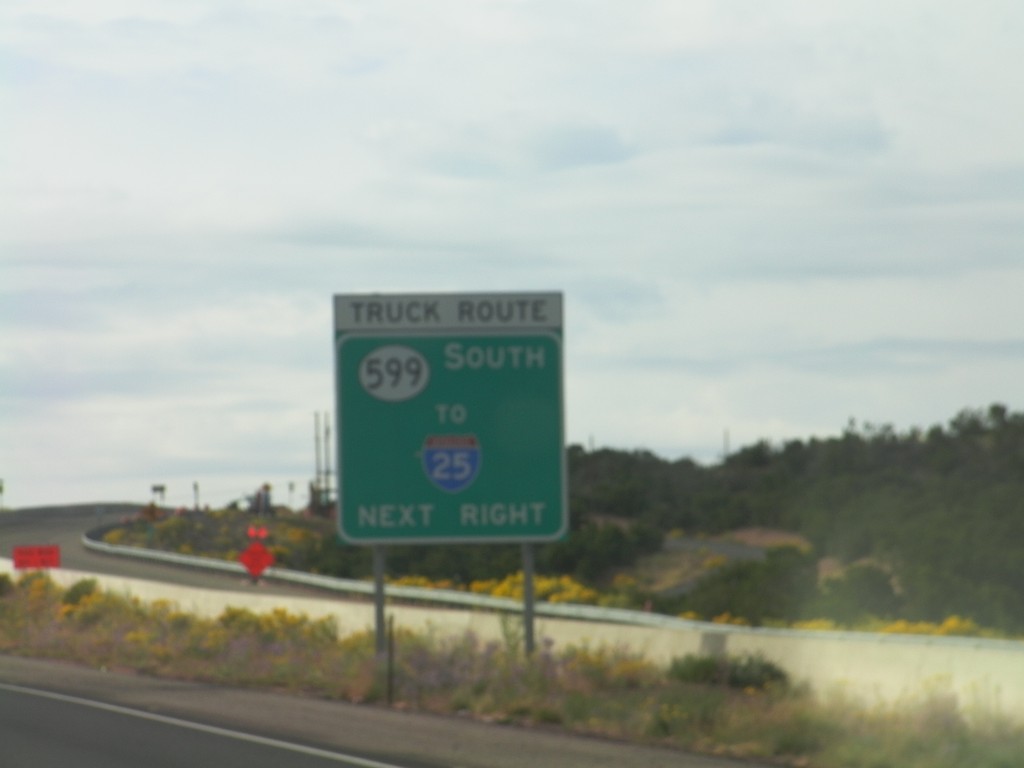 US-84/US-285 South Approaching NM-599