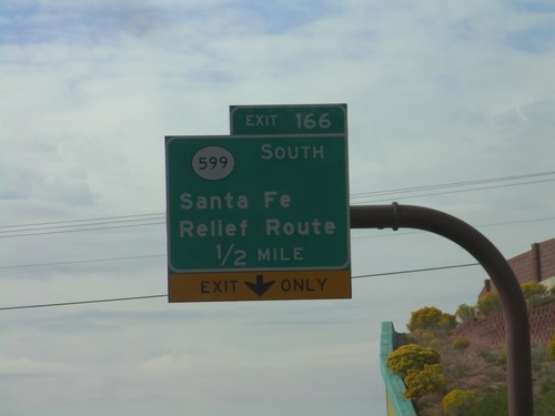 US-84/US-285 South Approaching Exit 166