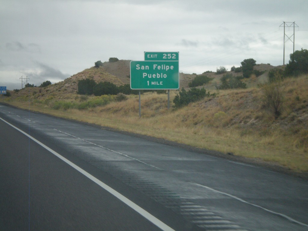 I-25 North - Exit 252