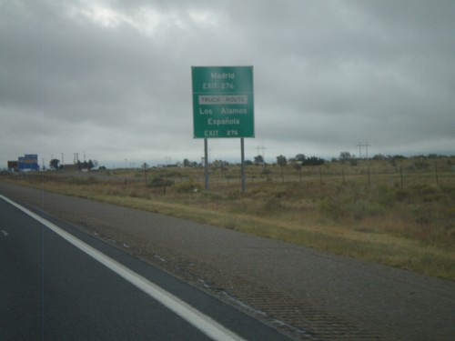 I-25 North Approaching Exit 276